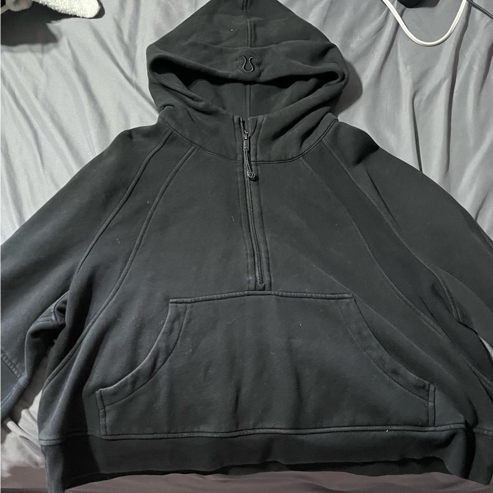 Lululemon Half Zip Cropped Scuba Sweater